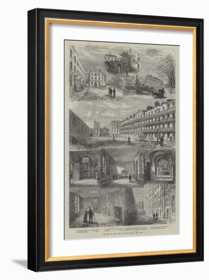 Sketches of the Queen's Bench Prison-Frank Watkins-Framed Giclee Print