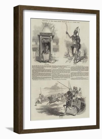 Sketches of the Sikhs-Godfrey Thomas Vigne-Framed Giclee Print