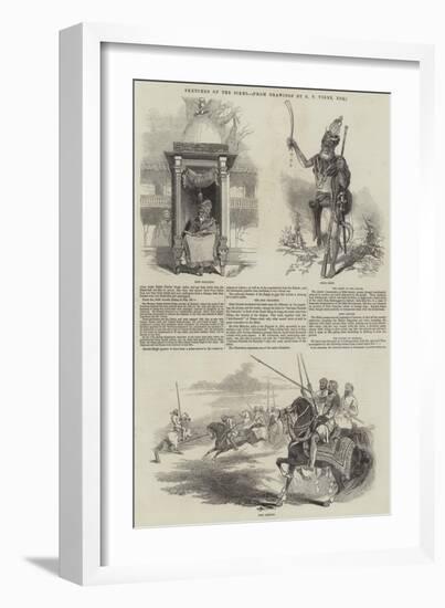 Sketches of the Sikhs-Godfrey Thomas Vigne-Framed Giclee Print