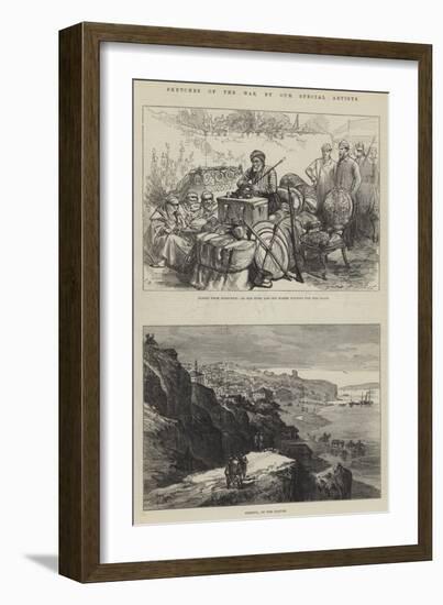 Sketches of the War-Charles Robinson-Framed Giclee Print