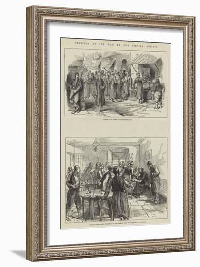 Sketches of the War-Charles Robinson-Framed Giclee Print