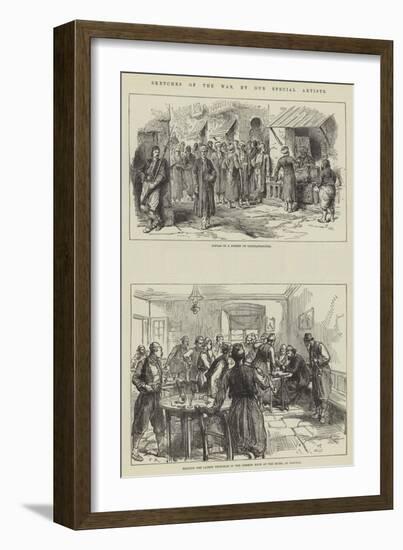 Sketches of the War-Charles Robinson-Framed Giclee Print