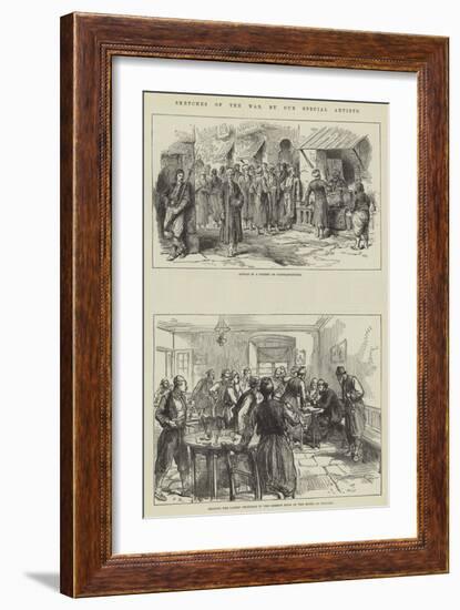 Sketches of the War-Charles Robinson-Framed Giclee Print