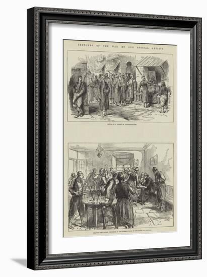 Sketches of the War-Charles Robinson-Framed Giclee Print