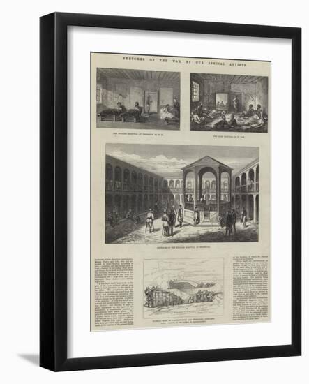 Sketches of the War-null-Framed Giclee Print