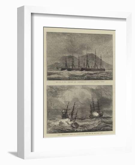 Sketches of Warships-null-Framed Giclee Print