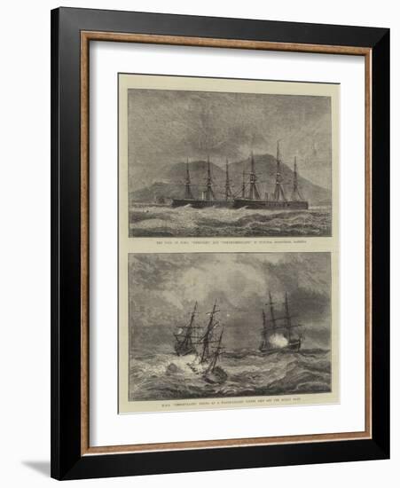 Sketches of Warships-null-Framed Giclee Print