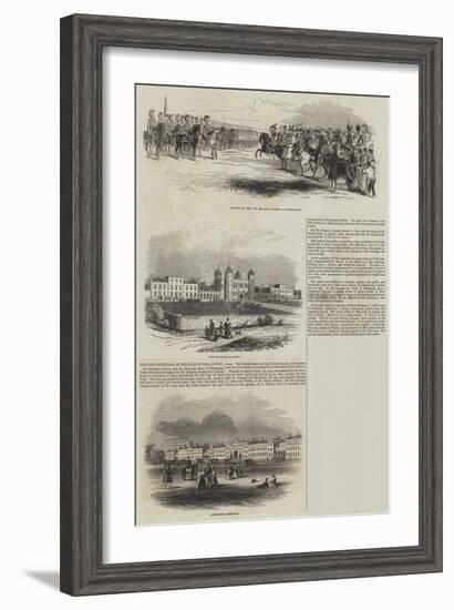 Sketches of Woolwich-Sir John Gilbert-Framed Giclee Print