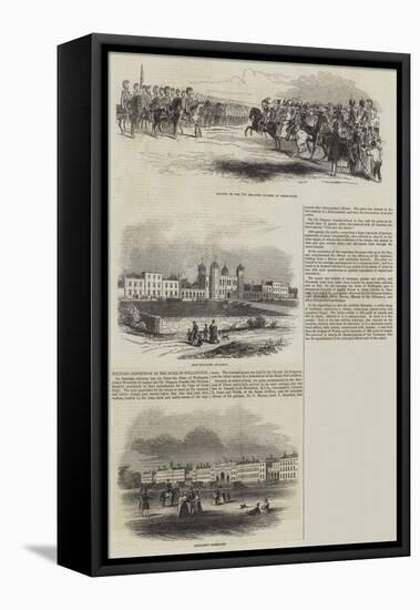Sketches of Woolwich-Sir John Gilbert-Framed Premier Image Canvas