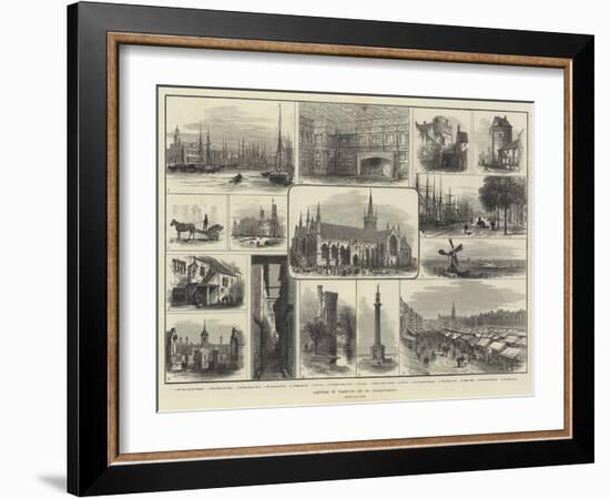 Sketches of Yarmouth and its Neighbourhood-Samuel Read-Framed Giclee Print