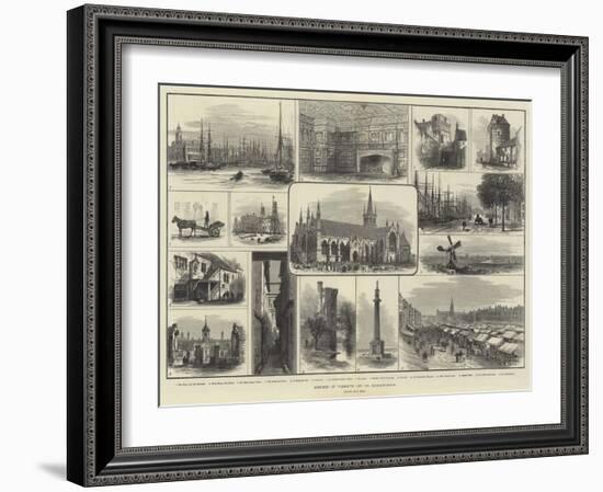 Sketches of Yarmouth and its Neighbourhood-Samuel Read-Framed Giclee Print
