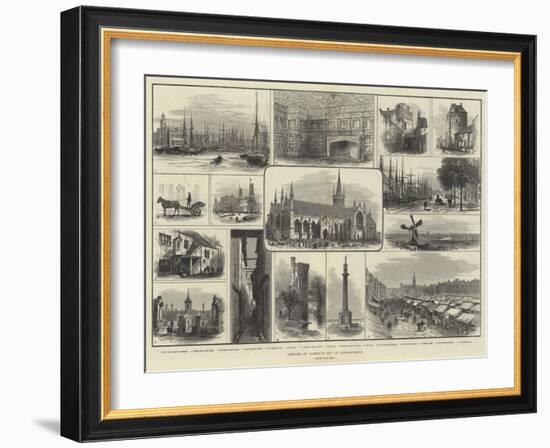 Sketches of Yarmouth and its Neighbourhood-Samuel Read-Framed Giclee Print