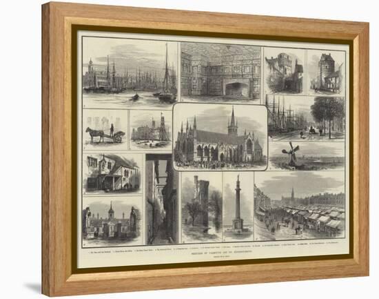 Sketches of Yarmouth and its Neighbourhood-Samuel Read-Framed Premier Image Canvas