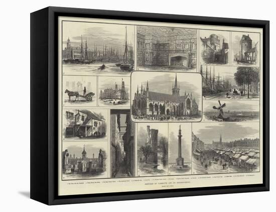 Sketches of Yarmouth and its Neighbourhood-Samuel Read-Framed Premier Image Canvas