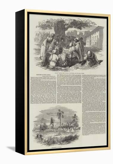Sketches on the Gambia-null-Framed Premier Image Canvas