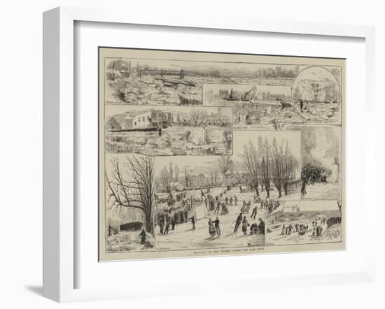 Sketches on the Thames During the Late Frost-Thomas Harrington Wilson-Framed Giclee Print