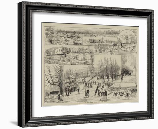 Sketches on the Thames During the Late Frost-Thomas Harrington Wilson-Framed Giclee Print