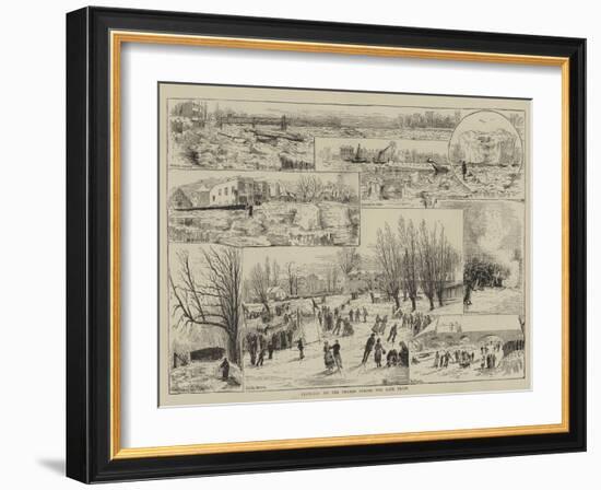 Sketches on the Thames During the Late Frost-Thomas Harrington Wilson-Framed Giclee Print