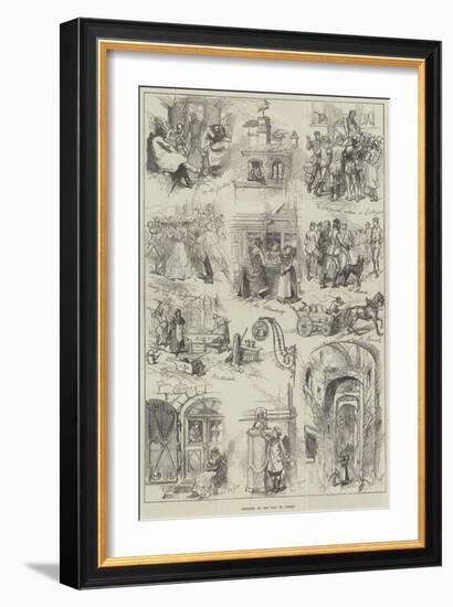 Sketches on the Way to Vienna-null-Framed Giclee Print