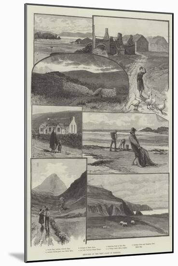 Sketches on the West Coast of Donegal-null-Mounted Giclee Print