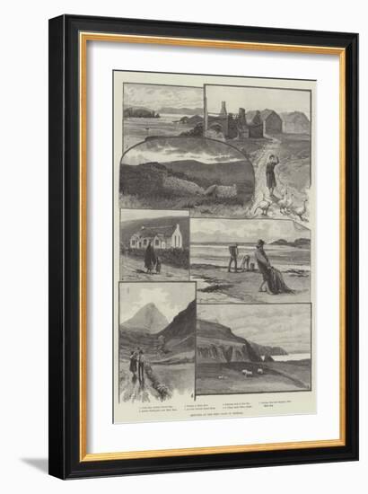 Sketches on the West Coast of Donegal-null-Framed Giclee Print