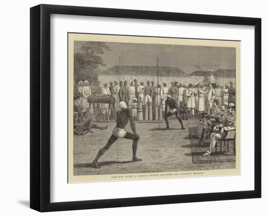 Sketches with a Bombay Native Regiment, an Athletic Meeting-John Charles Dollman-Framed Giclee Print