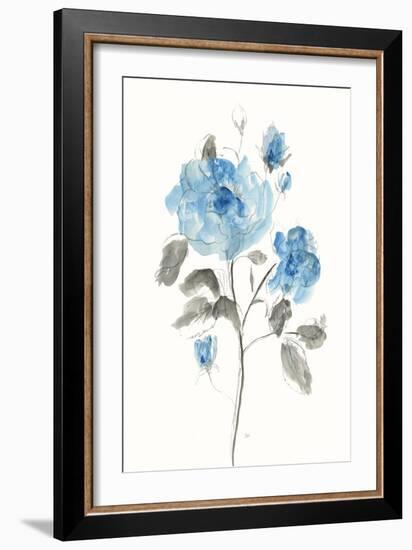 Sketchy Blue II-null-Framed Art Print