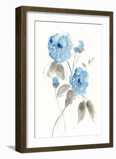 Sketchy Blue III-null-Framed Art Print