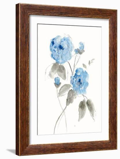 Sketchy Blue III-null-Framed Art Print