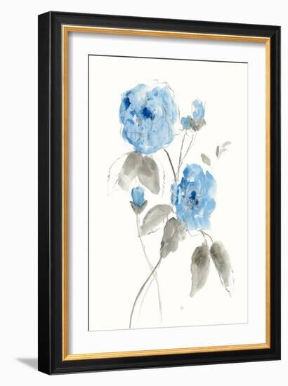 Sketchy Blue III-null-Framed Art Print