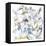 Sketchy Pigeons-Kerstin Stock-Framed Stretched Canvas