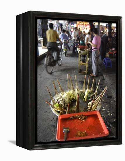 Skewers Cook in a Sichuanese Hotpot, Chengdu, China-Andrew Mcconnell-Framed Premier Image Canvas