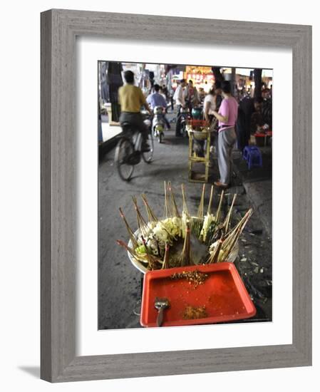 Skewers Cook in a Sichuanese Hotpot, Chengdu, China-Andrew Mcconnell-Framed Photographic Print