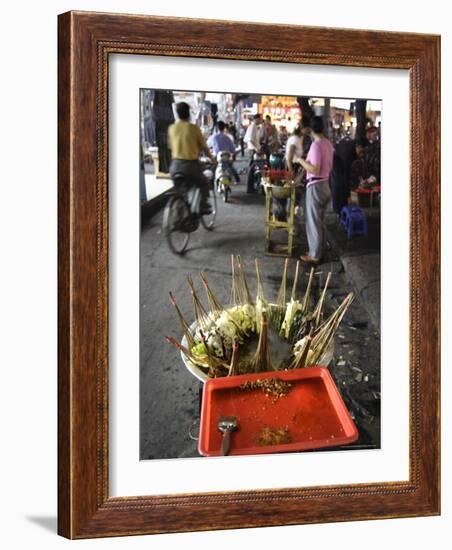 Skewers Cook in a Sichuanese Hotpot, Chengdu, China-Andrew Mcconnell-Framed Photographic Print