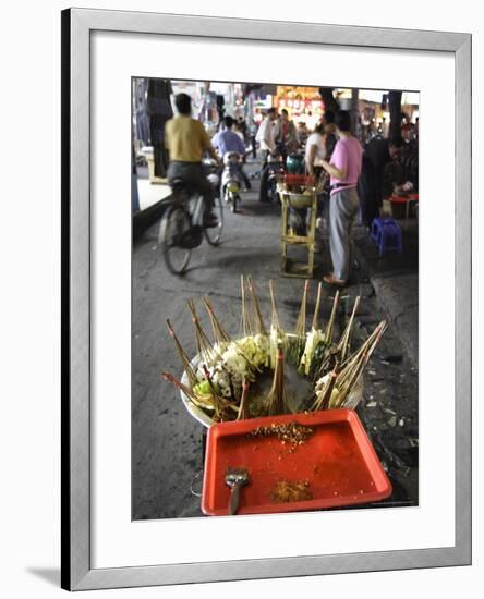 Skewers Cook in a Sichuanese Hotpot, Chengdu, China-Andrew Mcconnell-Framed Photographic Print