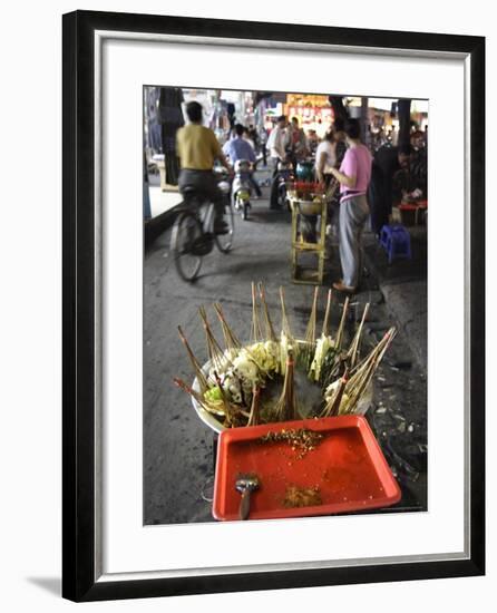 Skewers Cook in a Sichuanese Hotpot, Chengdu, China-Andrew Mcconnell-Framed Photographic Print