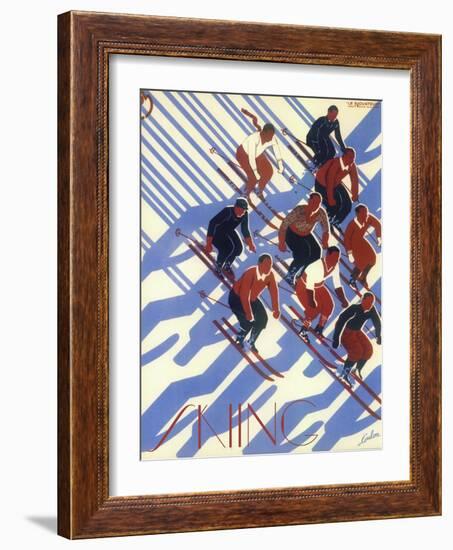 Ski 08-Vintage Apple Collection-Framed Giclee Print