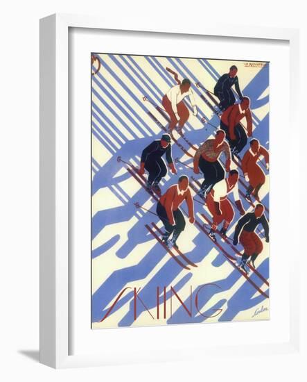 Ski 08-Vintage Apple Collection-Framed Giclee Print