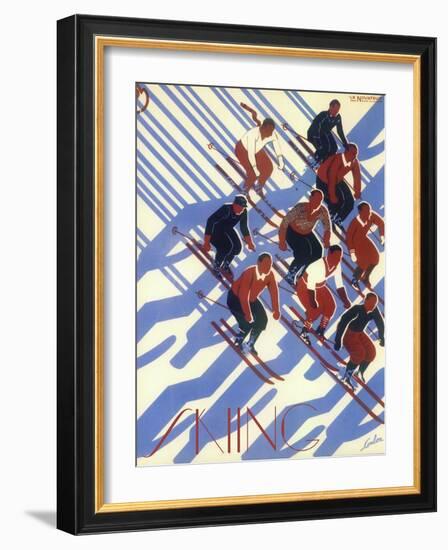 Ski 08-Vintage Apple Collection-Framed Giclee Print