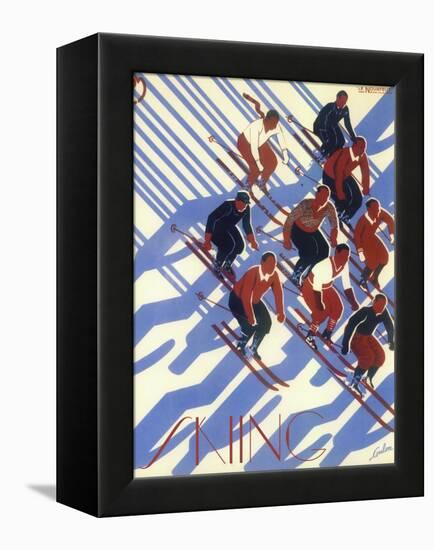 Ski 08-Vintage Apple Collection-Framed Premier Image Canvas