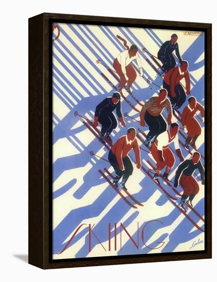 Ski 08-Vintage Apple Collection-Framed Premier Image Canvas