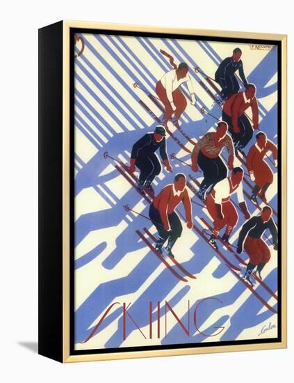 Ski 08-Vintage Apple Collection-Framed Premier Image Canvas