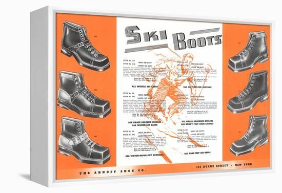 Ski Boots-null-Framed Stretched Canvas