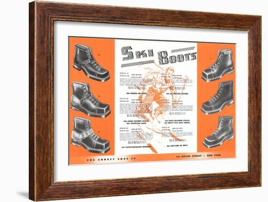 Ski Boots-null-Framed Art Print