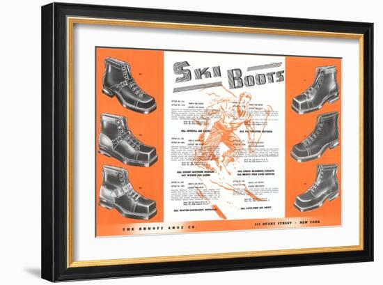 Ski Boots-null-Framed Art Print