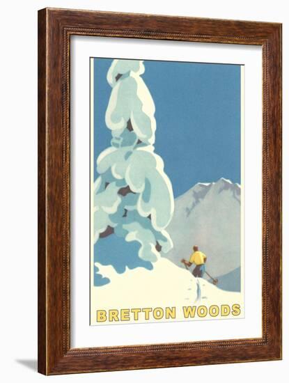 Ski Bretton Woods, New Hampshire-null-Framed Premium Giclee Print