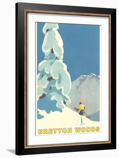 Ski Bretton Woods, New Hampshire-null-Framed Premium Giclee Print