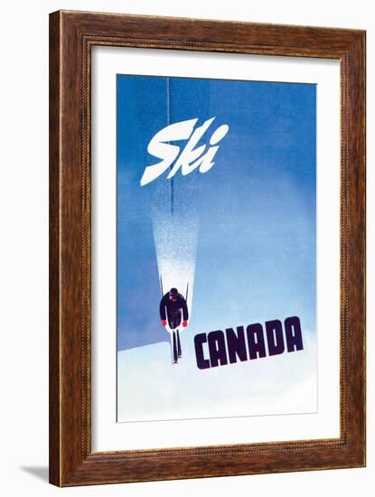 Ski Canada-P. Ewart-Framed Art Print