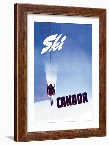 Ski Canada-P. Ewart-Framed Art Print