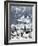 Ski Chalets, Grindelwald, Bern, Switzerland-Walter Bibikow-Framed Photographic Print